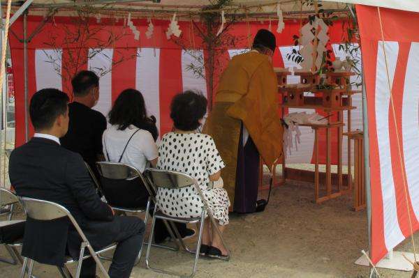 地鎮祭を執り行いました♪